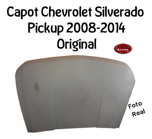 Capot Chevrolet Silverado 2008-14 Nuevo Original Con Detalle