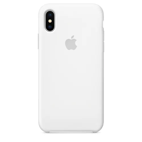 Carcasa Funda De Silicona Para iPhone X Blanca - Phone Store