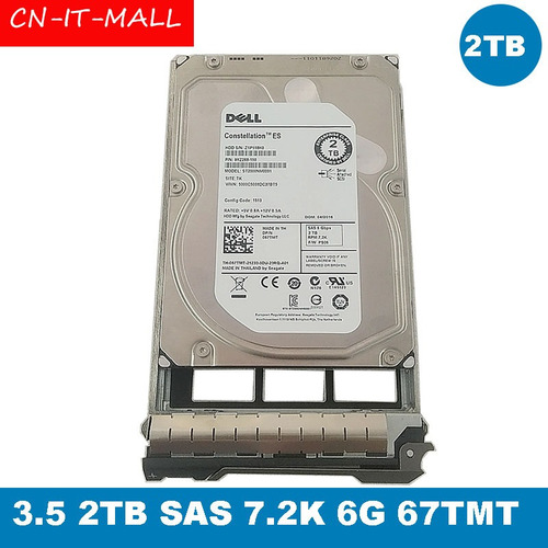 St2000nm0001 2tb 3.5 7.2k Sas 6gb 067tmt Para Servidor