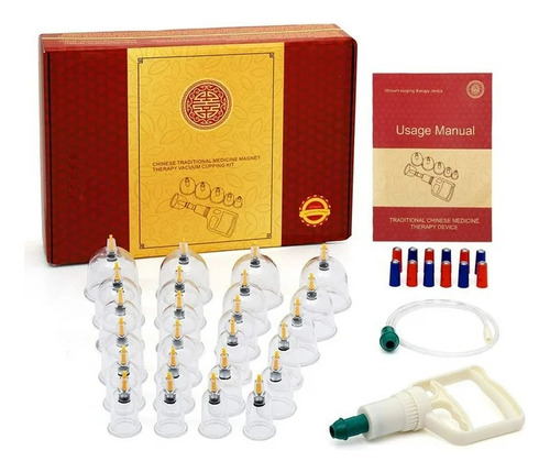 Cupping Therapy Magnet Ventosas Apparatus 24 Copas