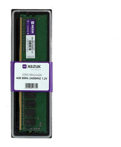 Memória Ram Notebook 4gb Ddr4 2400mhz 1.2v Kazuk