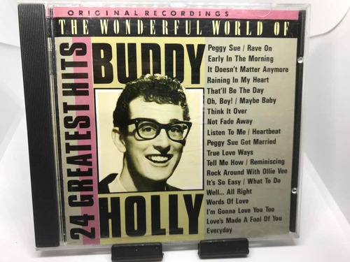 Buddy Holly 24 Greatest Hits Cd Portugal Beatles Stones