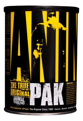 Universal Nutrition Animal Pak 30 Paks Multivitaminico