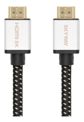 Imagen 2 de 2 de Cable Hdmi 2.1 8k Premium 48gbps 60hz Ultrahd 2 Mts Skyway