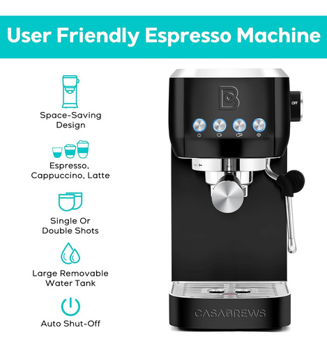 Máquina De Espresso Profesional 20 Bar - Cappuccino Y Latte