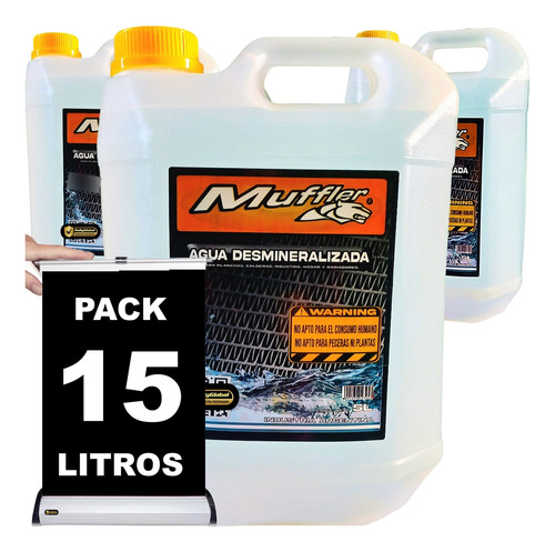 Pack X 3 Agua Destilada Refrigerante P/ Radiador Y Baterías