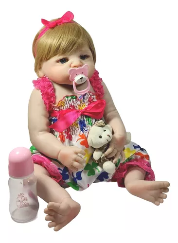 Boneca Bebe Reborn Laura Baby Gabriela - Shiny Toys