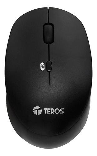 Mouse Inalámbrico Teros Te5074n 1600 Dpi Usb Negro