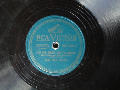 Pasta Los Tres Soles Rca Victor 68 1460 A C2