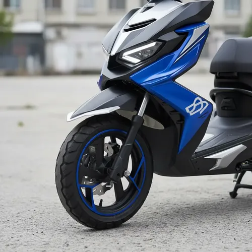 Moto Elétrica Aima Tiger S5 Azul Motor Bosch 1200w 60 Km/h