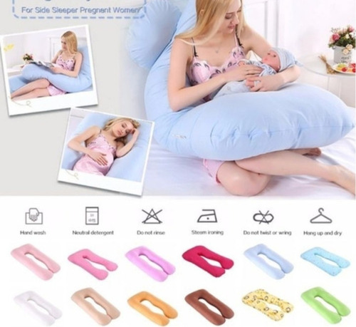 Almohada Para Embarazo /lactancia  +almohada De Microgel