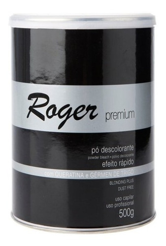 Pó Descolorante Roger Premium 500g - Ultra Rápido Tom 7 tons