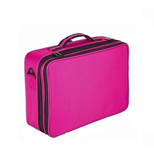 Cosmetiquera Profesional Maletin Maquillaje Mochila  Rosa 