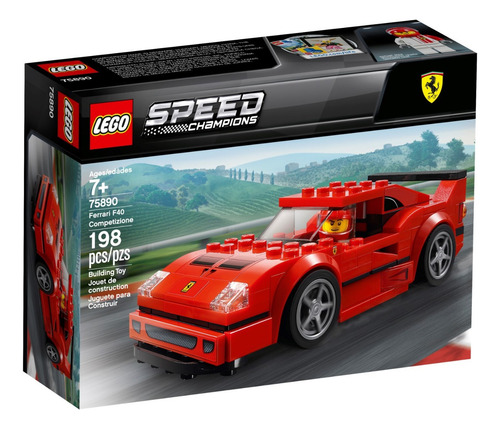 Lego Speed Champions Ferrari F40 Competizione 75890 Número de piezas 198