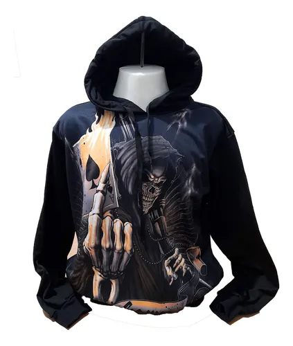 Blusa de on sale frio masculina caveira