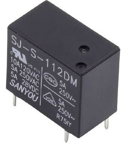 Rele Relay Sj-s-112dm 4 Pines 12vdc  Sanyou  Aire Aconcionad