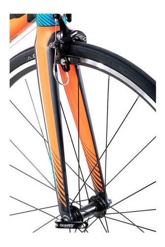 Imagen 8 de 9 de Bicicleta Belfort Rennes Apex R700 55 Negro Naranja 2022