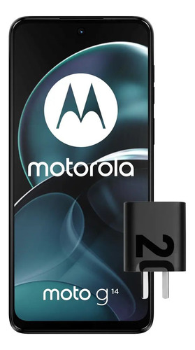 Celular Moto G14 Gris (xt2341-2) Ar 4+128 Sg Ss Plt Libre.