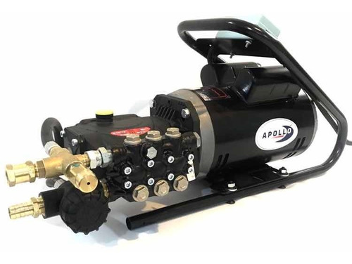 Imagen 3 de 9 de Hidrolavadora Industrial 2hp 220v 1800psi Para Autolavado Bifásica