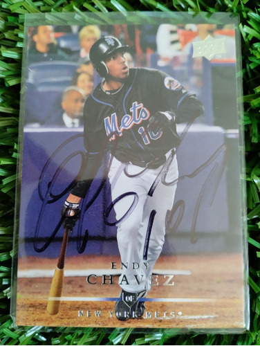 2008 Upper Deck Endy Chávez #575 Autografiada 