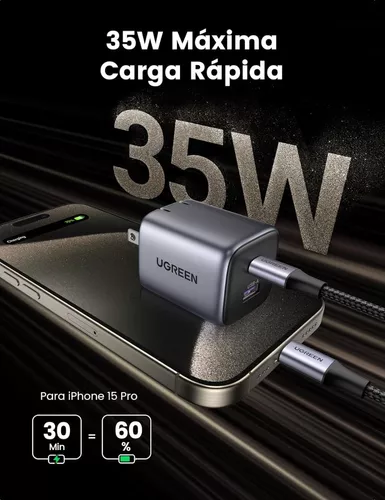 Cargador para Iphone de 35w💥carga rápida