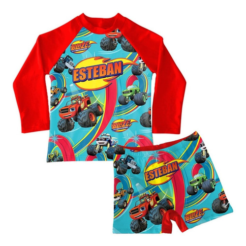 Conjunto De Traje De Baño Blaze And The Monster Machines