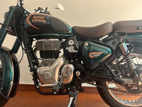 Royal Enfield Classic 350, Único Dueño, Defensa Original