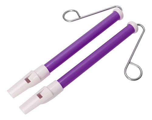 Instrumento Slide Whistle, 2 Unidades, De Metal, Seguro Y Fá