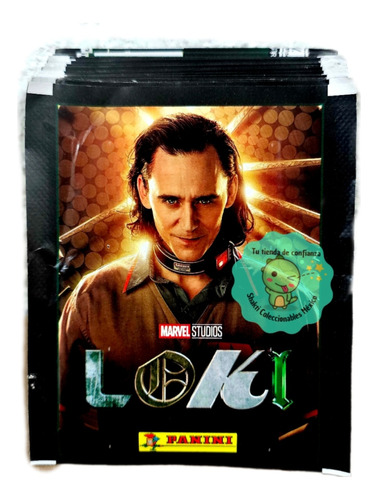 Estampas Loki Marvel 50 Sobres Panini Oficial Oferta