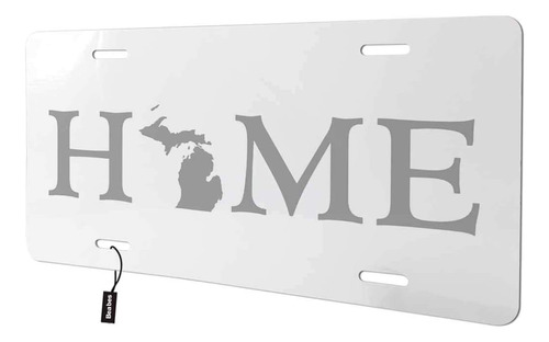 Beabes Home State - Placa De Matrícula Delantera De Michigan