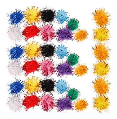 1000 Pompones Multicolores A Granel Para Manualidades Y Manu