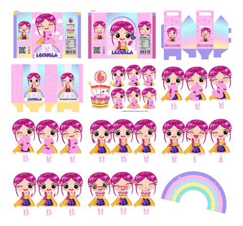 Kit Luli Pampin Imprimible Editable Completo