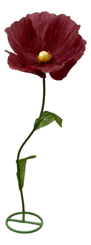 Flor Artificial Flor Gigante 3d Decoración De Flores Rojo