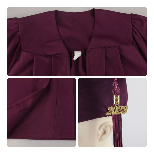 Conjunto De Toga Y Birrete De Graduación Unisex Cosplay 2024