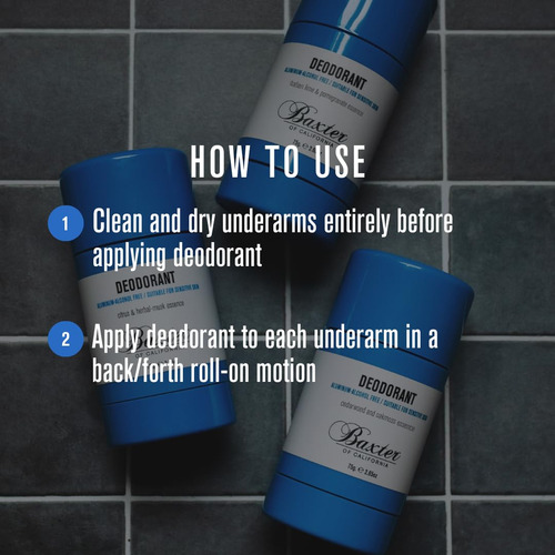 Desodorante Baxter Of California Sin Aluminio 75 Ml