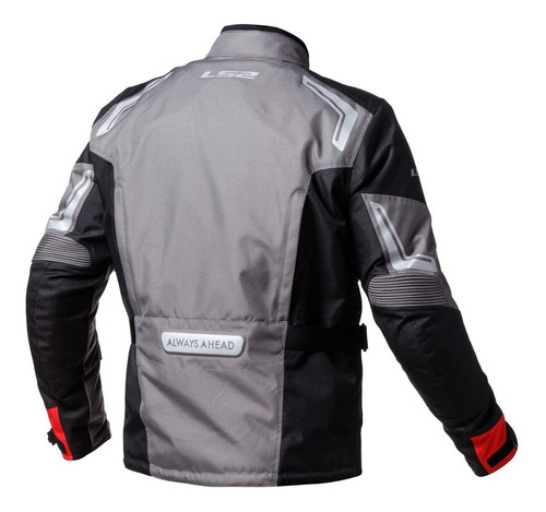 Imagen 3 de 10 de Campera Moto Cordura Ls2 Gallant Gris Protecciones