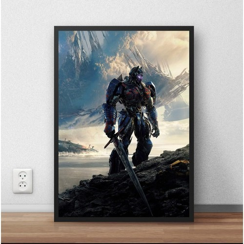 Quadro / Poster Com Moldura Optimus Prime Transfor