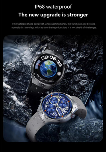 Smartwatch Watch 4 Para Hombre O Mujer Plata