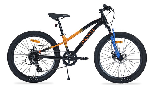 Biciclceta Gravel Rimo R24 8v Shimano Altus Disco Mecánico Color Naranja/Azul Tamaño del cuadro M