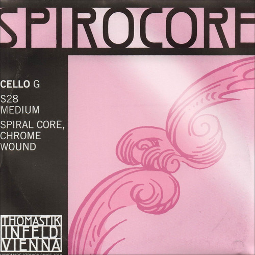 Cuerda De Cello Spirocore Infeld 4/4 G De Acero Cromado...