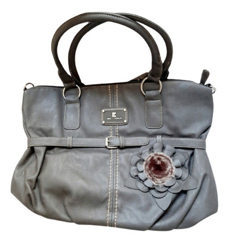 Remato Bolsa Nueva Original Marca Ted Lapidus Gris + Envió