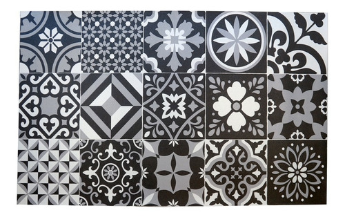 Imagen 2 de 4 de Alfombra Moderna Vinilica Capri 60x100 Cocina Galeria Balcon