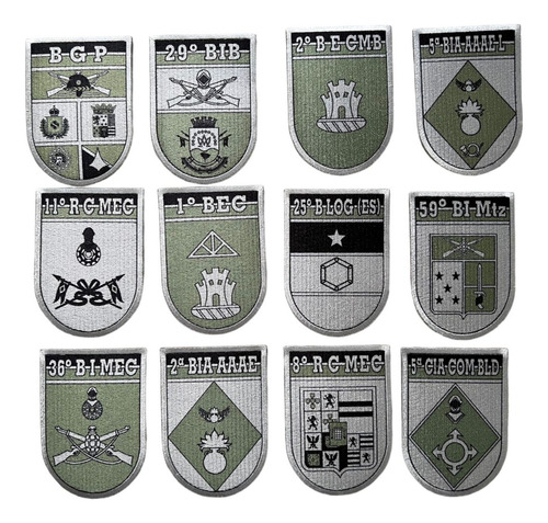 Patche Para Roupa Uop Militar Emblema Tático Verde Patch 5 Bia Aaae L