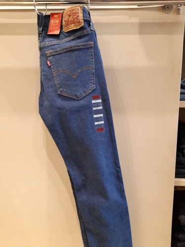 Jean Levis 519 Extreme Skinny Ajustado Azul