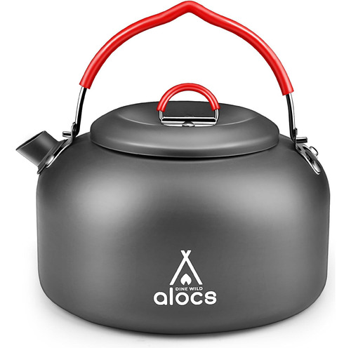 Hervidor De Agua Camping De 1,3 L, Tetera Portátil Ext...