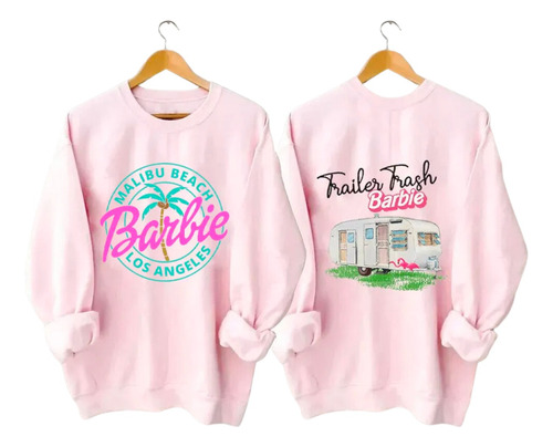 Sudadera Camper De Barbie Doble Vista Y Malibu
