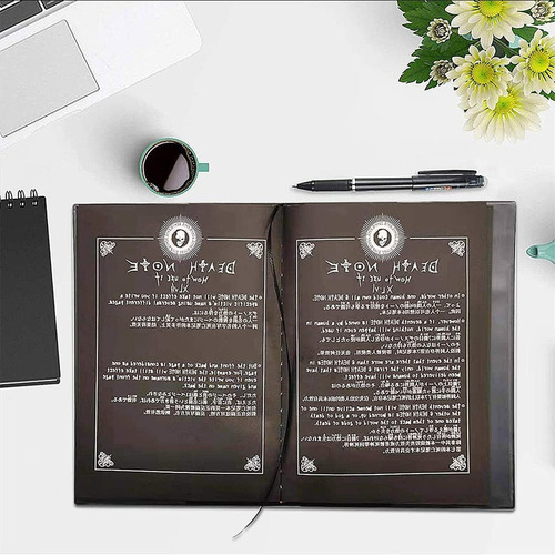 Death Note Libreta Reglas Llavero Anime Cosplay Cuaderno Kit
