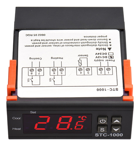 Controlador De Temperatura Digital Stc-1000 Regulador Inteli