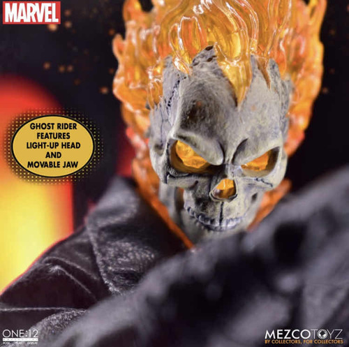 Ghost Rider Hell Cycle Set 1/12 Marvel Mezco Toys Original