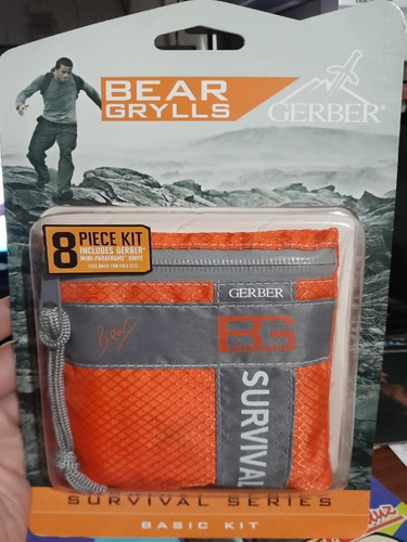 Kit Básico De Supervivencia 8 Piezas Gerber Bear Grylls